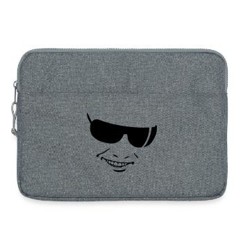 smile - Laptop bag 15" - heather grey - Front