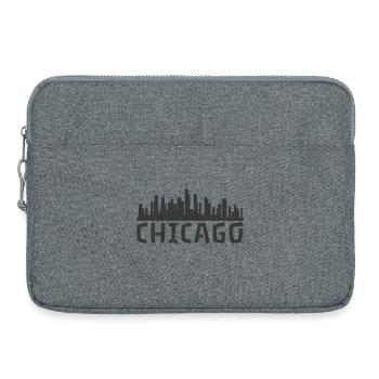 Chicago - Skyline - Laptop bag 15" - heather grey - Front