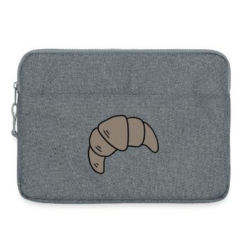 Croissant - Sacoche pour ordinateur portable 15 pouces - gris chiné - Devant