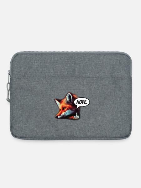 Fuchs Nope - Laptoptasche 15" - Grau meliert