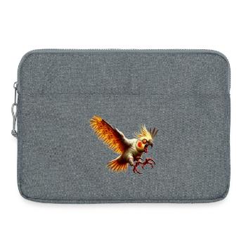 Oiseau maléfique - Calopsitte (14) - Sacoche pour ordinateur portable 15 pouces - gris chiné - Devant