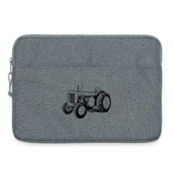 Model R Tractor - Laptop bag 15" - heather grey - Front