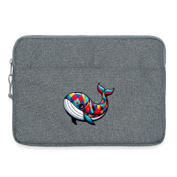 Harlekinwal - Laptoptasche 15" - Grau meliert - Vorne
