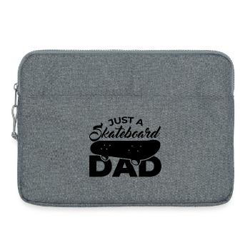 Skateboard Dad - Laptop bag 15" - heather grey - Front