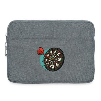 Briseur de bulle - Sacoche pour ordinateur portable 15 pouces - gris chiné - Devant
