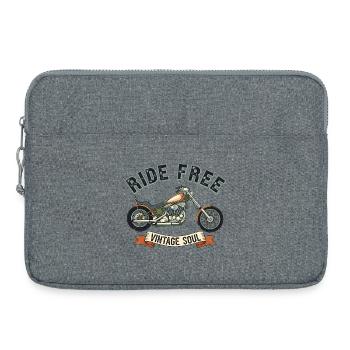 Ride free - Laptop bag 15" - heather grey - Front