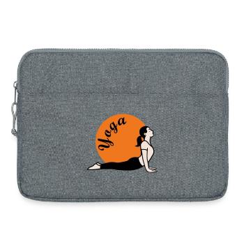 Yoga Love - Laptoptasche 15" - Grau meliert - Vorne