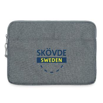 Skövde Sweden Sign Design - Laptop bag 15" - heather grey - Front