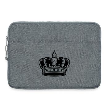Krone Symbol - Laptoptasche 15" - Grau meliert - Vorne