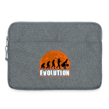 Gewichtheben Evolution Fitness Gym Workout Mädchen - Laptoptasche 15" - Grau meliert - Vorne
