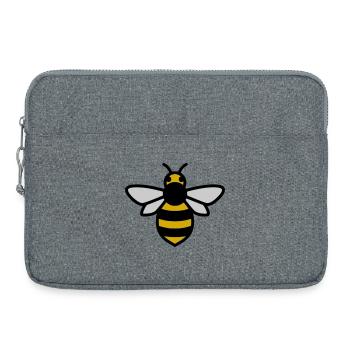 Biene Insekt Cartoon - Laptoptasche 15" - Grau meliert - Vorne