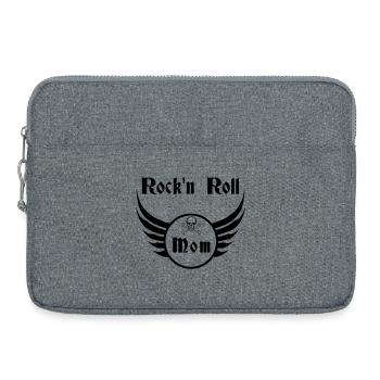 Maman Ailes de Crâne Rock and Roll - Sacoche pour ordinateur portable 15 pouces - gris chiné - Devant