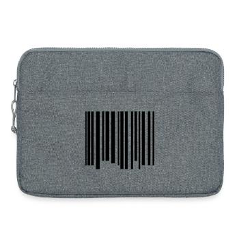 Barcode - Laptoptasche 15" - Grau meliert - Vorne