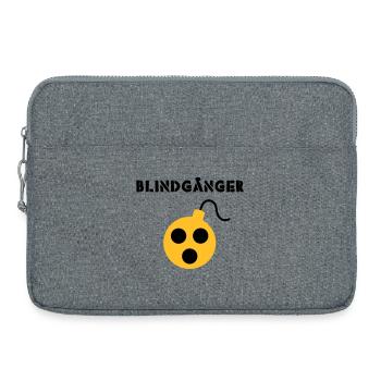 Blindgänger - Laptoptasche 15" - Grau meliert - Vorne