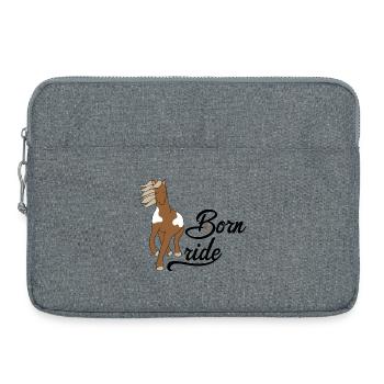 Pferd - Laptoptasche 15" - Grau meliert - Vorne