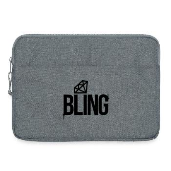 Bling - Laptop bag 15" - heather grey - Front