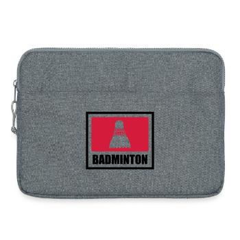 Badminton - Sacoche pour ordinateur portable 15 pouces - gris chiné - Devant