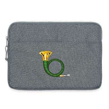 hunting - Laptop bag 15" - heather grey - Front