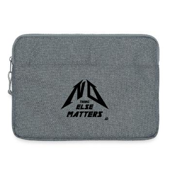 NO THING ELSE MATTERS - Laptoptasche 15" - Grau meliert - Vorne