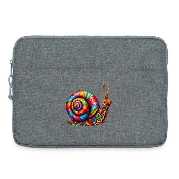 Snail - Laptop bag 15" - heather grey - Front
