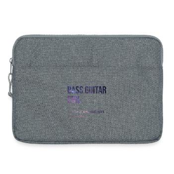 guitare basse - Sacoche pour ordinateur portable 15 pouces - gris chiné - Devant