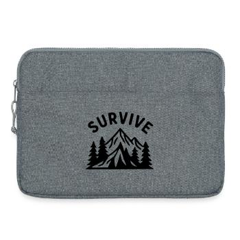 Survive - Nature - Laptop bag 15" - heather grey - Front