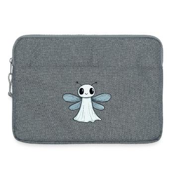 Libelle Halloween Geist - Laptoptasche 15" - Grau meliert - Vorne