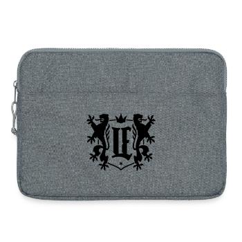 Emblème du roi de la ville de Leipzig LE - Sacoche pour ordinateur portable 15 pouces - gris chiné - Devant