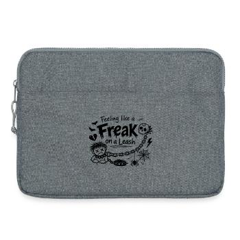 Feeling Like A Freak On A Leash Statement - Laptoptasche 15" - Grau meliert - Vorne