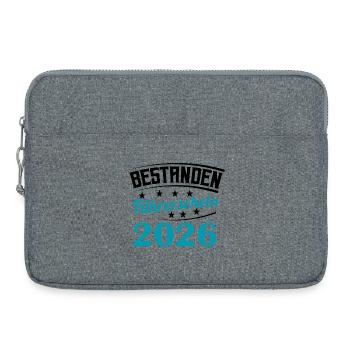 Driving License 2026 Driving Test Driving License Test - Laptop bag 15" - heather grey - Front