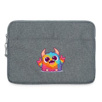 Charme Roche-monstre Coloré - Sacoche pour ordinateur portable 15 pouces - gris chiné - Devant