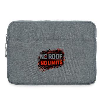 No Rules No Limits Auto Cabrio Spruch  - Laptoptasche 15" - Grau meliert - Vorne