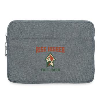 Bergspitze erhebt sich höher Natur - Laptoptasche 15" - Grau meliert - Vorne