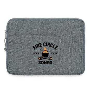 Campfire Kettle Cooking Outdoor Camping - Laptop bag 15" - heather grey - Front