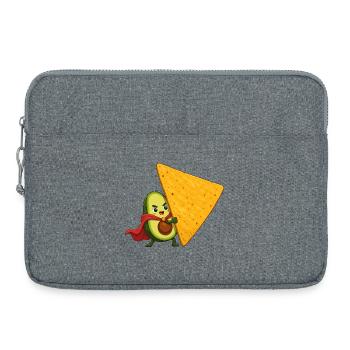Avocat Héros et Puce - Sacoche pour ordinateur portable 15 pouces - gris chiné - Devant