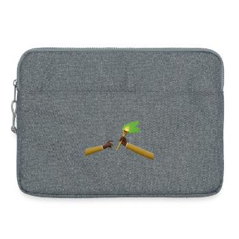 Congo - Passing of the Flame Zaire - Laptop bag 15" - heather grey - Front