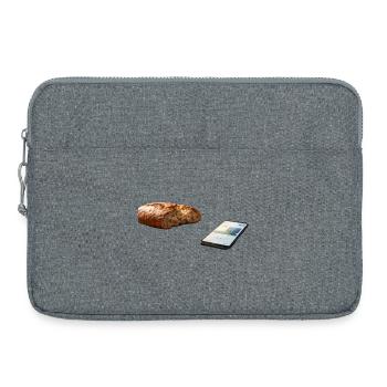 Brot  - Laptoptasche 15" - Grau meliert - Vorne