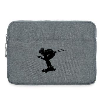 nordic cross skating - Laptoptasche 15" - Grau meliert - Vorne