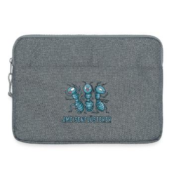 Ameisenflüsterer - Laptoptasche 15" - Grau meliert - Vorne