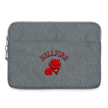 Devil, Satan, Devil, Hellfire - Laptop bag 15" - heather grey - Front