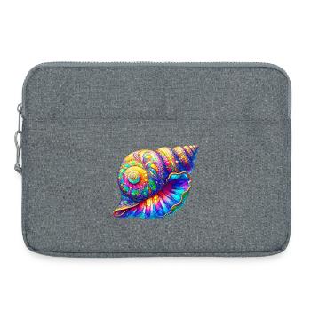 Muschel - Laptoptasche 15" - Grau meliert - Vorne