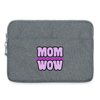 Maman - Sacoche pour ordinateur portable 15 pouces - gris chiné - Devant
