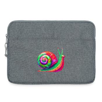 Snail - Laptop bag 15" - heather grey - Front