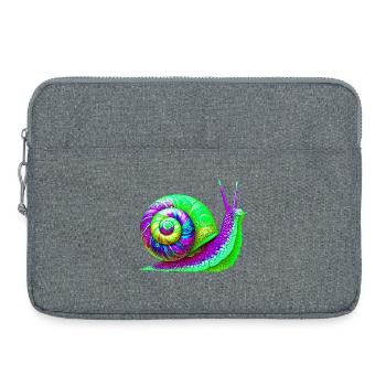 Snail - Laptop bag 15" - heather grey - Front