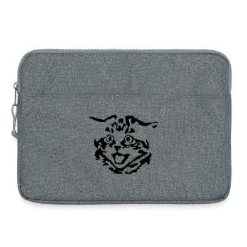 Kätzchen - Laptoptasche 15" - Grau meliert - Vorne