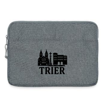 trier wahrzeichen silhouette - Laptoptasche 15" - Grau meliert - Vorne