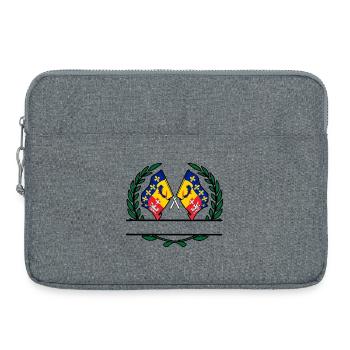 Namensraum Rhône-Alpes Krans - Laptoptasche 15" - Grau meliert - Vorne
