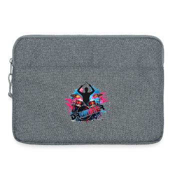 Drummer Power Splash Design  - Laptoptasche 15" - Grau meliert - Vorne