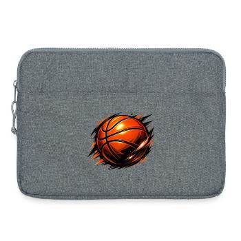 Basketball - Basketball Design - Laptop bag 15" - heather grey - Front
