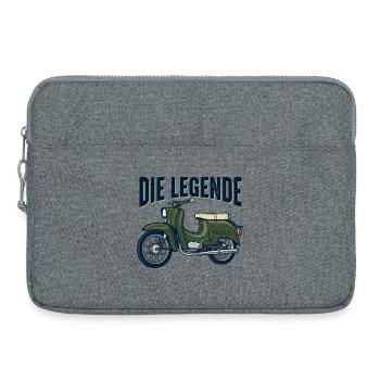Simson Schwalbe DDR - Laptoptasche 15" - Grau meliert - Vorne